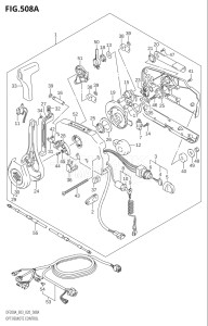 15003F-040001 (2020) 150hp E03-USA (DF150AT) DF150A drawing OPT:REMOTE CONTROL