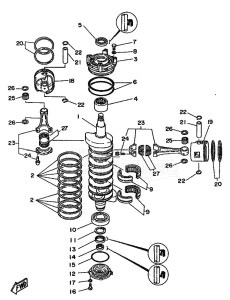 L200ETD drawing CRANKSHAFT--PISTON