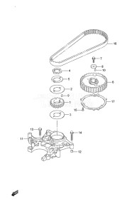 Outboard DF 20A drawing Timing Belt