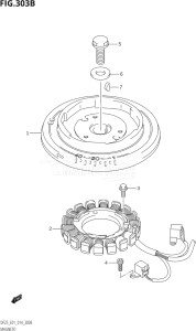 02503F-410001 (2014) 25hp E01-Gen. Export 1 (DF25  DF25A  DF25AT  DF25ATH  DF25Q  DF25R) DF25 drawing MAGNETO (DF25R:E01)