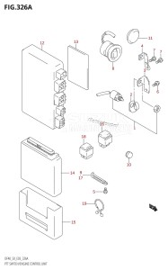 DF40 From 04001F-151001 (E03)  2001 drawing PTT SWITCH /​ ENGINE CONTROL UNIT