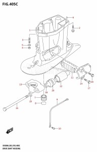 DF200AZ From 20003Z-810001 (E03)  2018 drawing DRIVE SHAFT HOUSING (DF200AST)