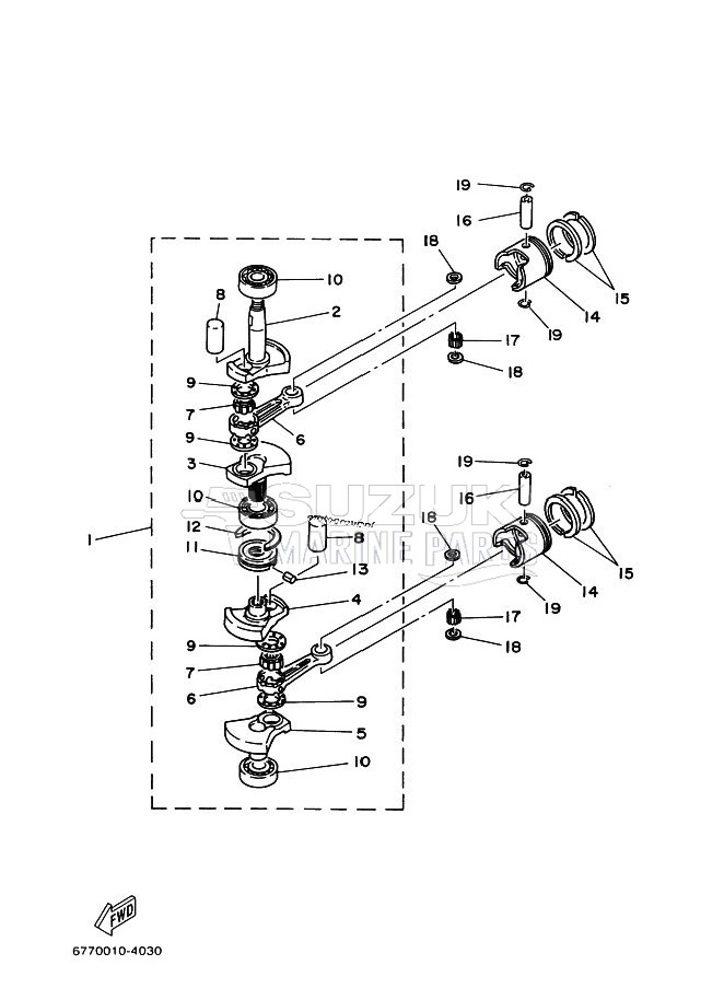 CRANKSHAFT--PISTON