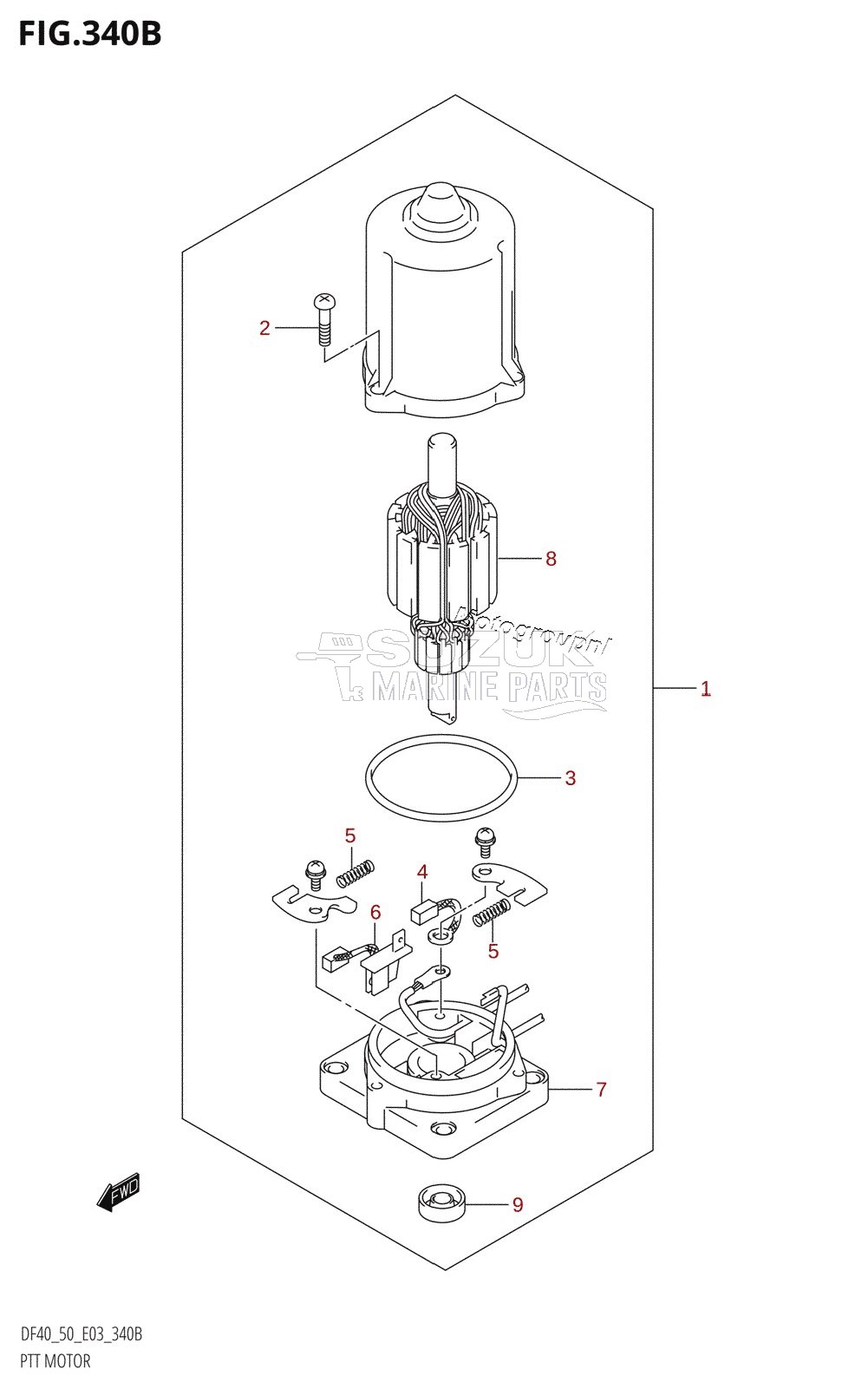 PTT MOTOR ((DF40T,DF50T):(K1,K2,K3,K4,K5,K6,K7,K8,K9,K10))