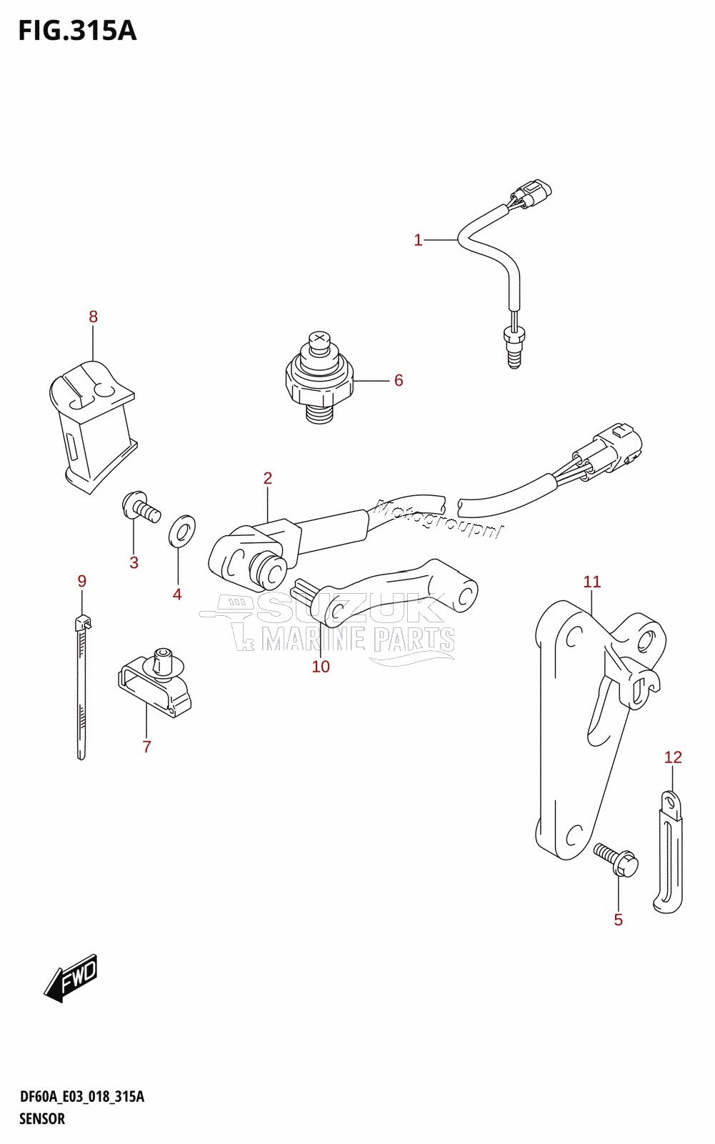 SENSOR (DF40A,DF50A)