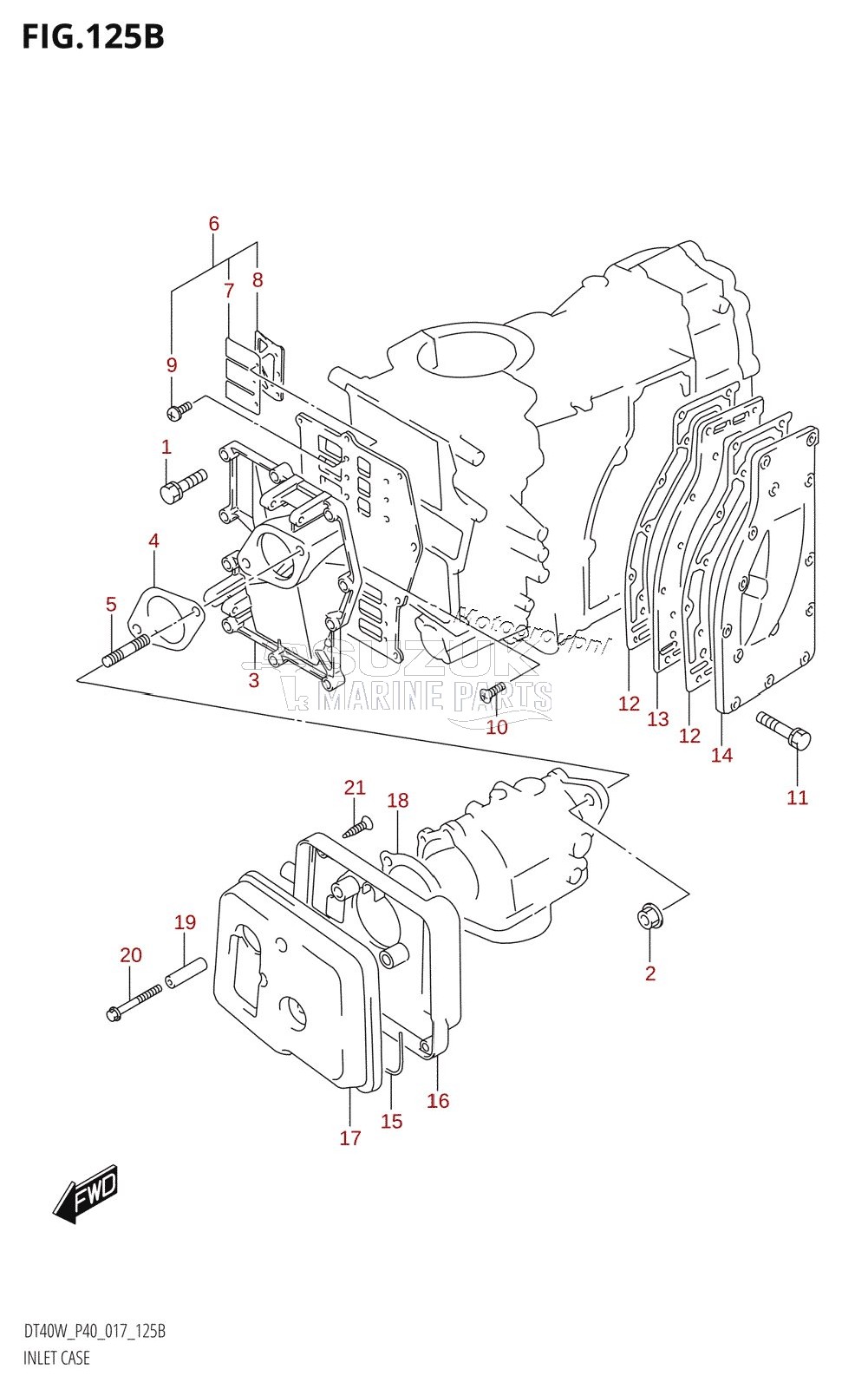 INLET CASE (DT40W:P90)