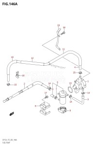 DF175Z From 17501Z-780001 (E03)  2007 drawing FUEL PUMP (K6,K7,K8)