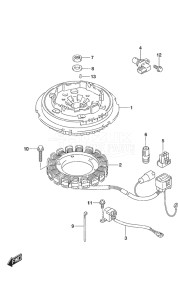 Outboard DF 30A drawing Magneto Manual Starter