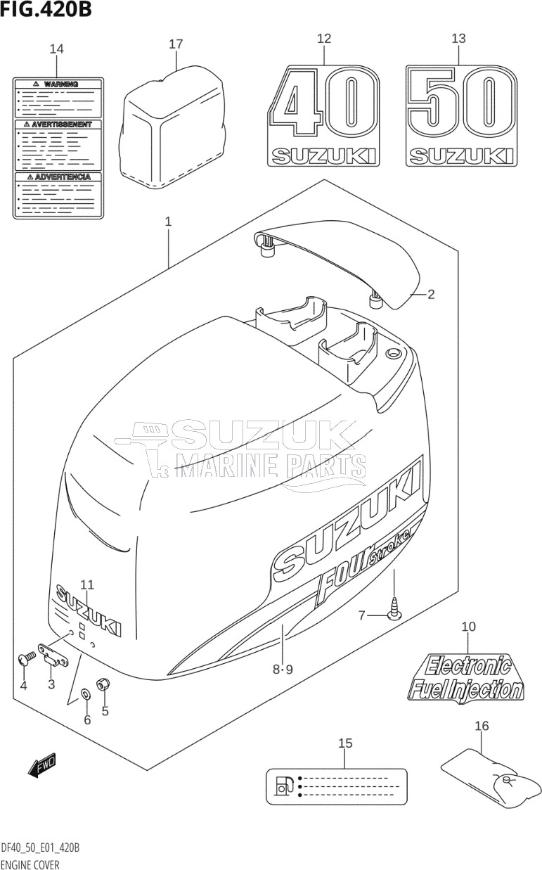 ENGINE COVER (K3,K4,K5,K6,K7,K8,K9)