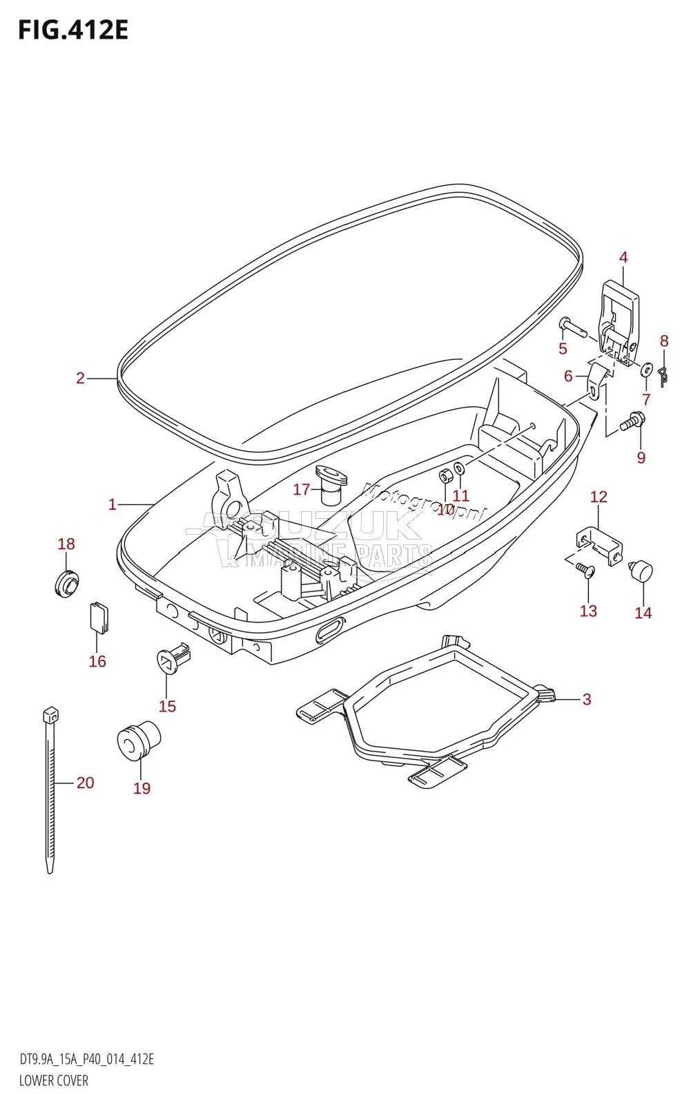 LOWER COVER (DT15AK:P36)