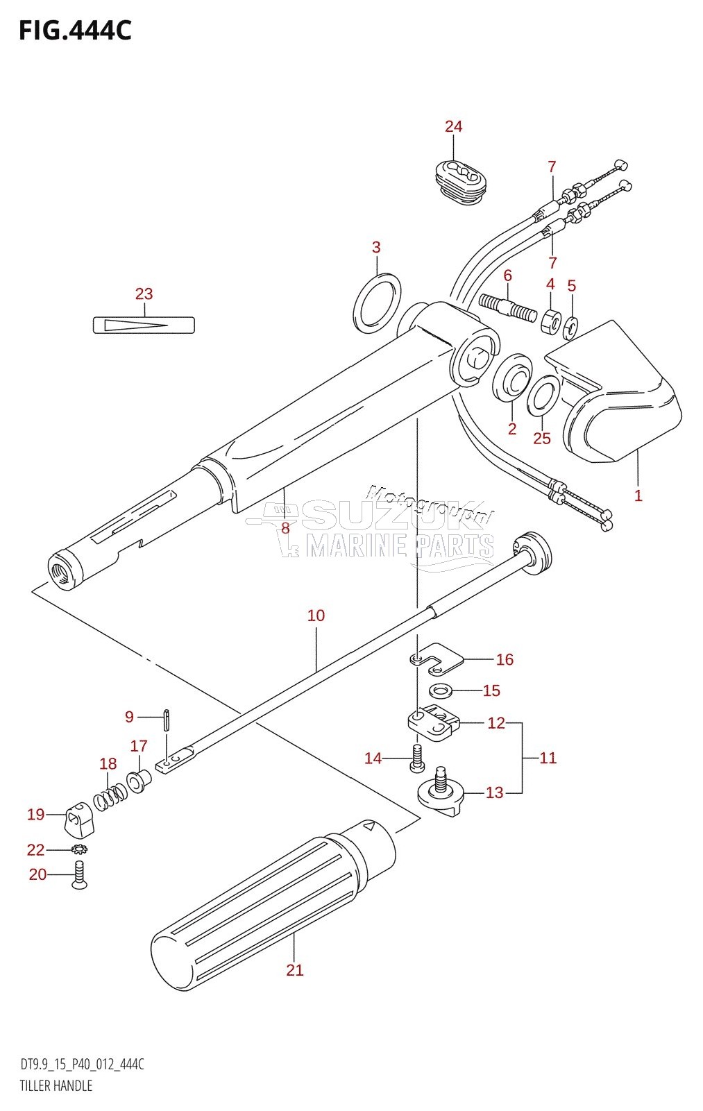 TILLER HANDLE (DT9.9K:P36)