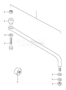 DT225 From 22501-861001 ()  1998 drawing OPT : TIE ROD