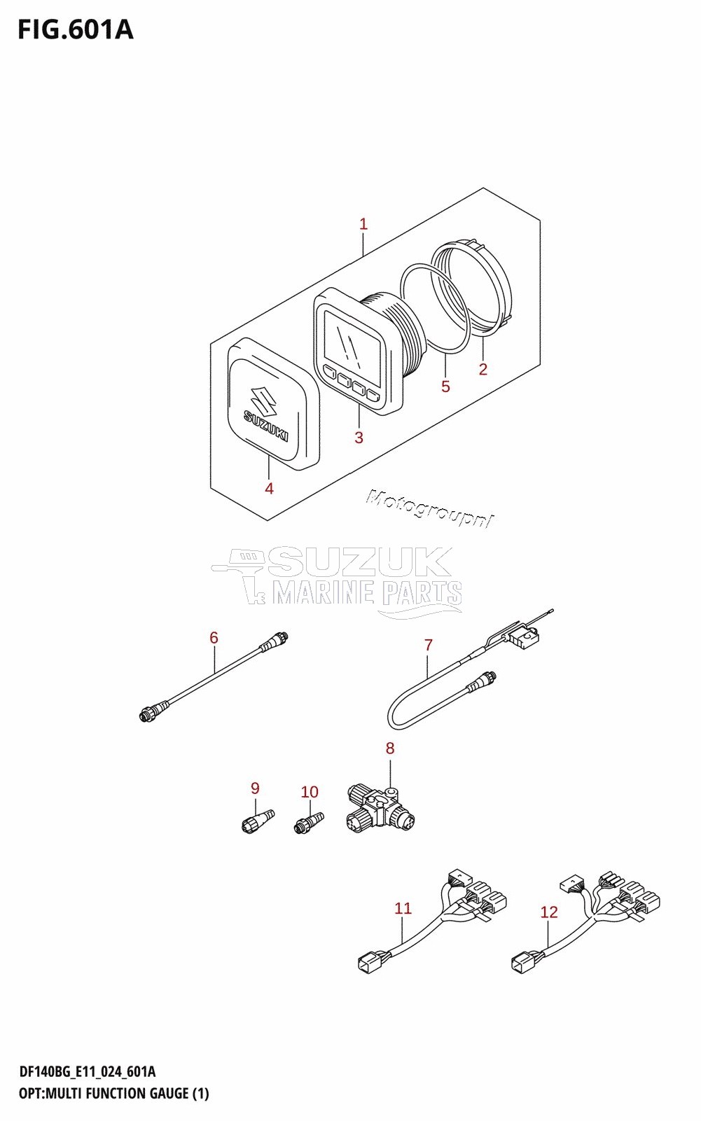 OPT:MULTI FUNCTION GAUGE (1) (E11)