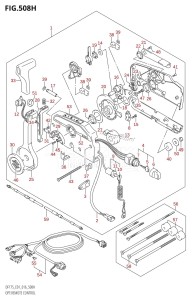 DF175TG From 17502F-610001 (E01 E40)  2016 drawing OPT:REMOTE CONTROL (DF175Z:E40)