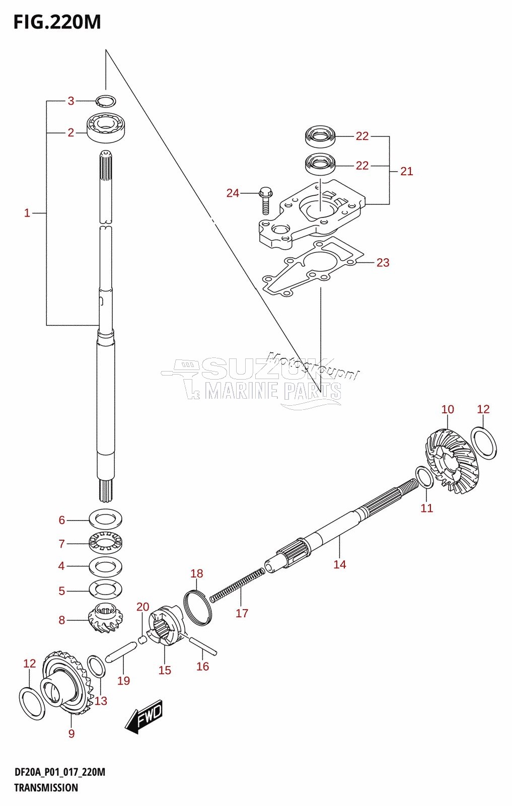 TRANSMISSION (DF20ATH:P01)