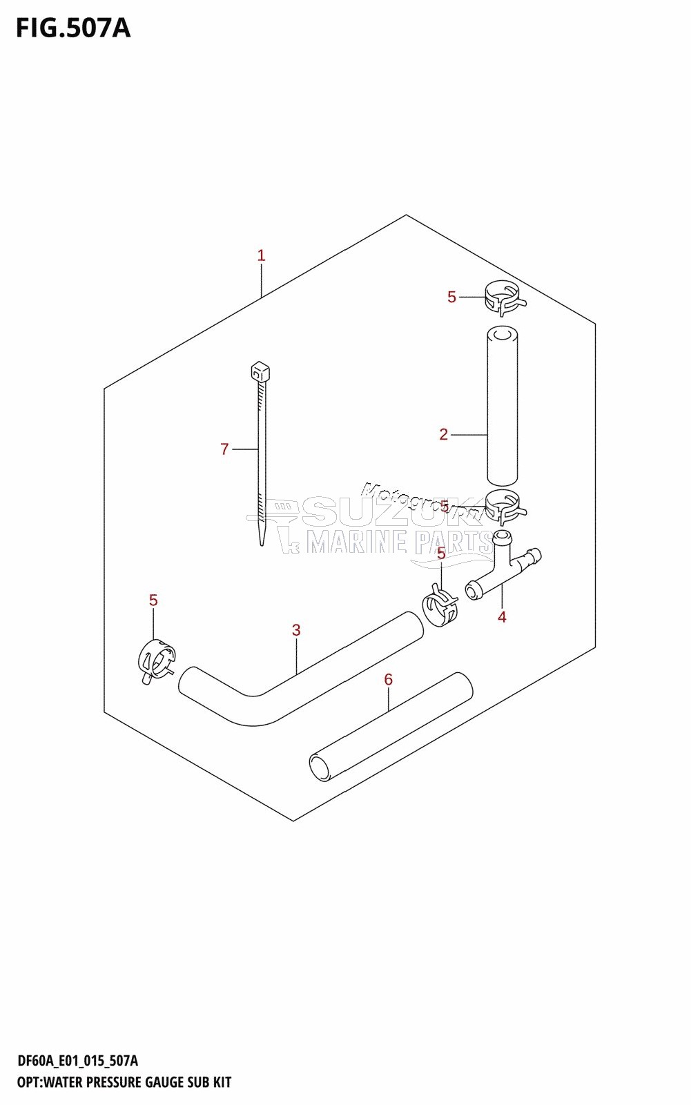 OPT:WATER PRESSURE GAUGE SUB KIT