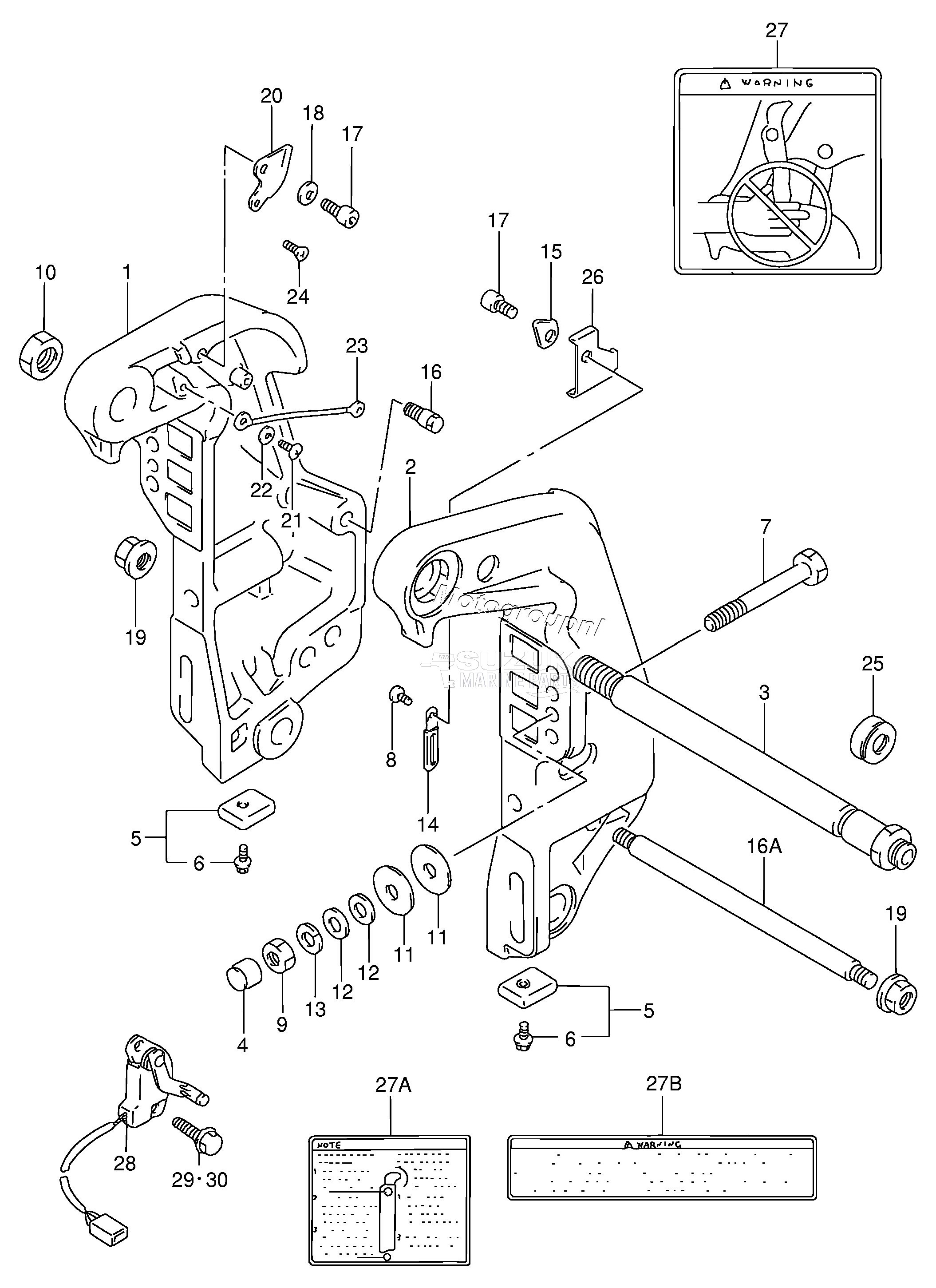 CLAMP BRACKET (DT60WT)