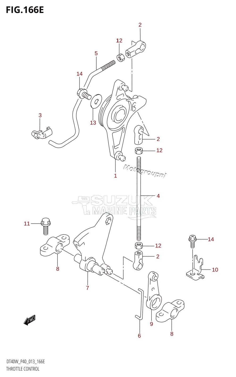 THROTTLE CONTROL (DT40WK:P40)