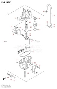 DF80A From 08002F-410001 (E01 E40)  2014 drawing FUEL VAPOR SEPARATOR (DF90ATH:E40)