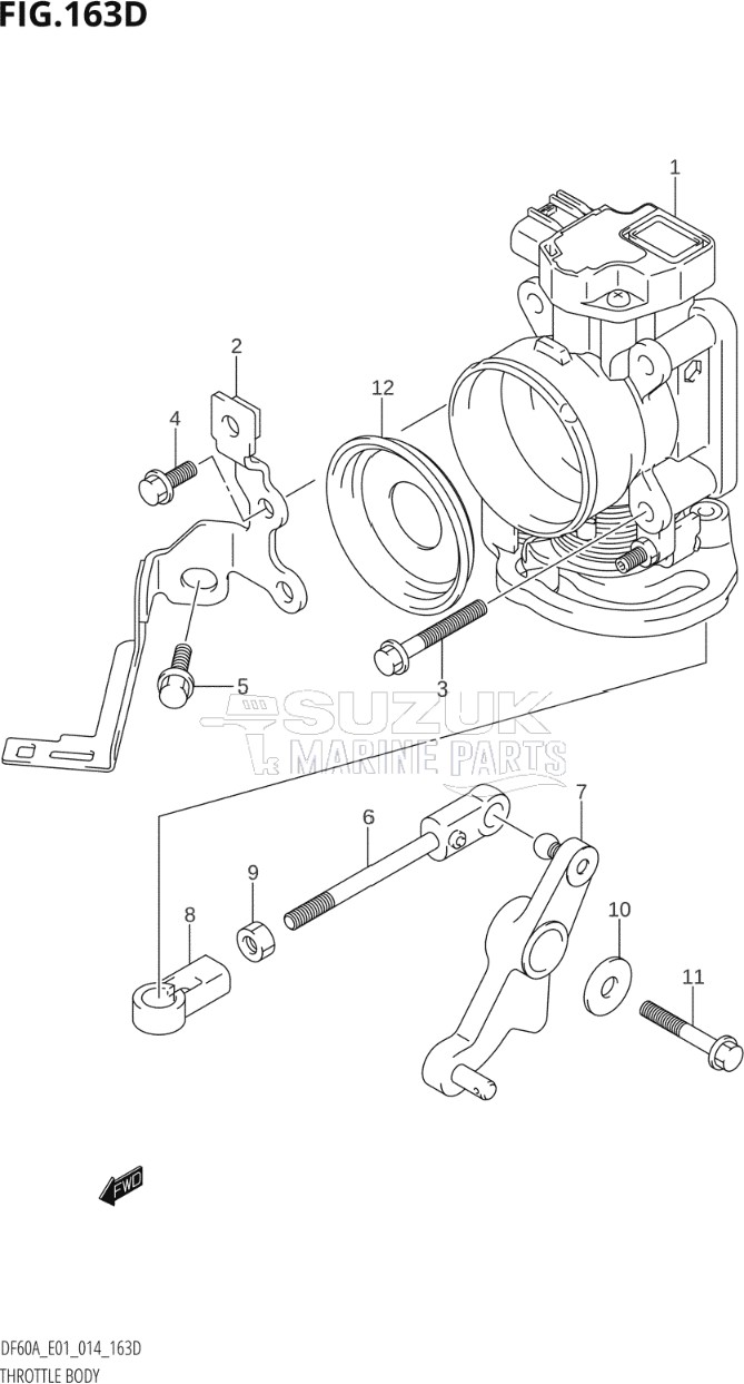 THROTTLE BODY (DF40AST:E34)