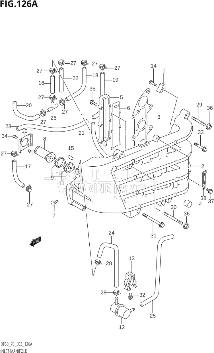 INLET MANIFOLD (W,X)