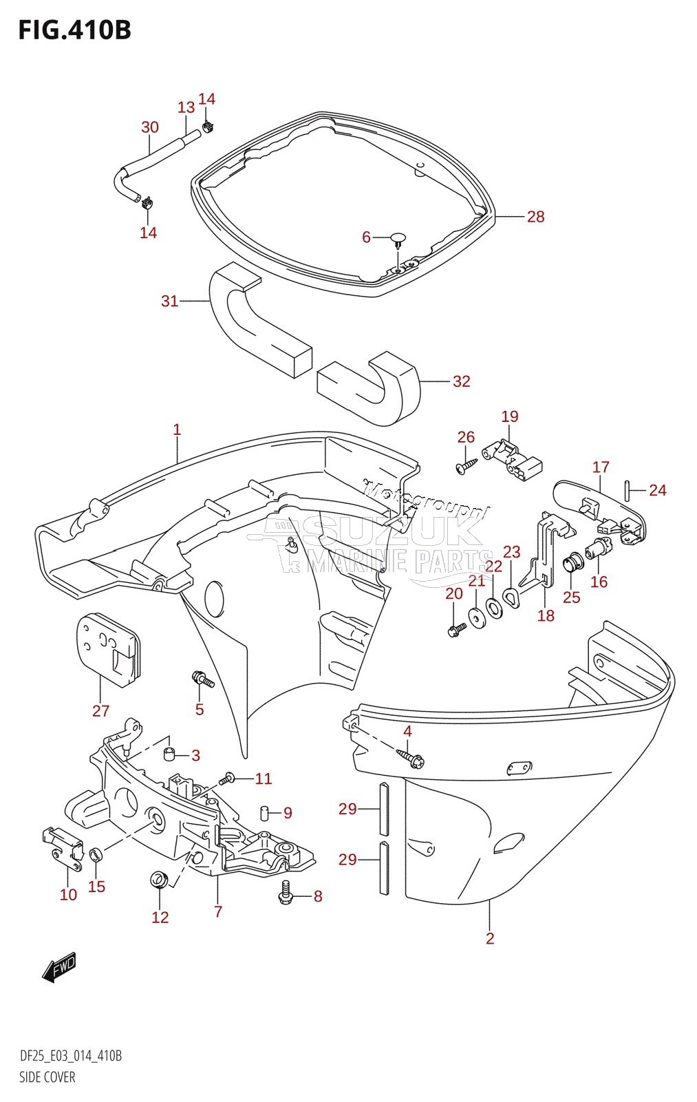 SIDE COVER (DF25R:E03)