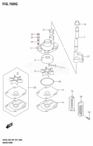 DF25A From 02504F-510001 (P01)  2015 drawing WATER PUMP (DF30AT:P01)