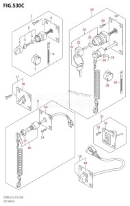 DF70A From 07003F-610001 (E01 E40)  2016 drawing OPT:SWITCH (DF80A:E01)