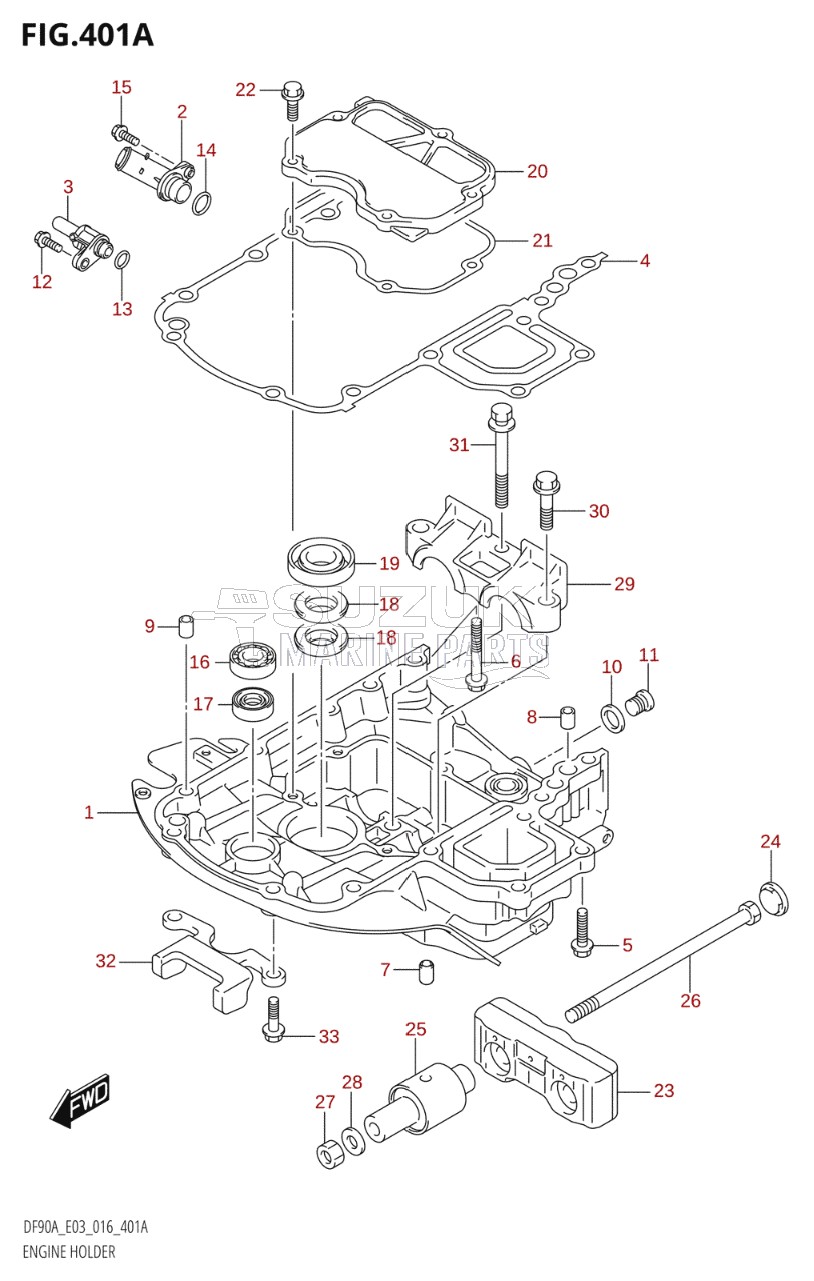 ENGINE HOLDER (DF70A:E03)