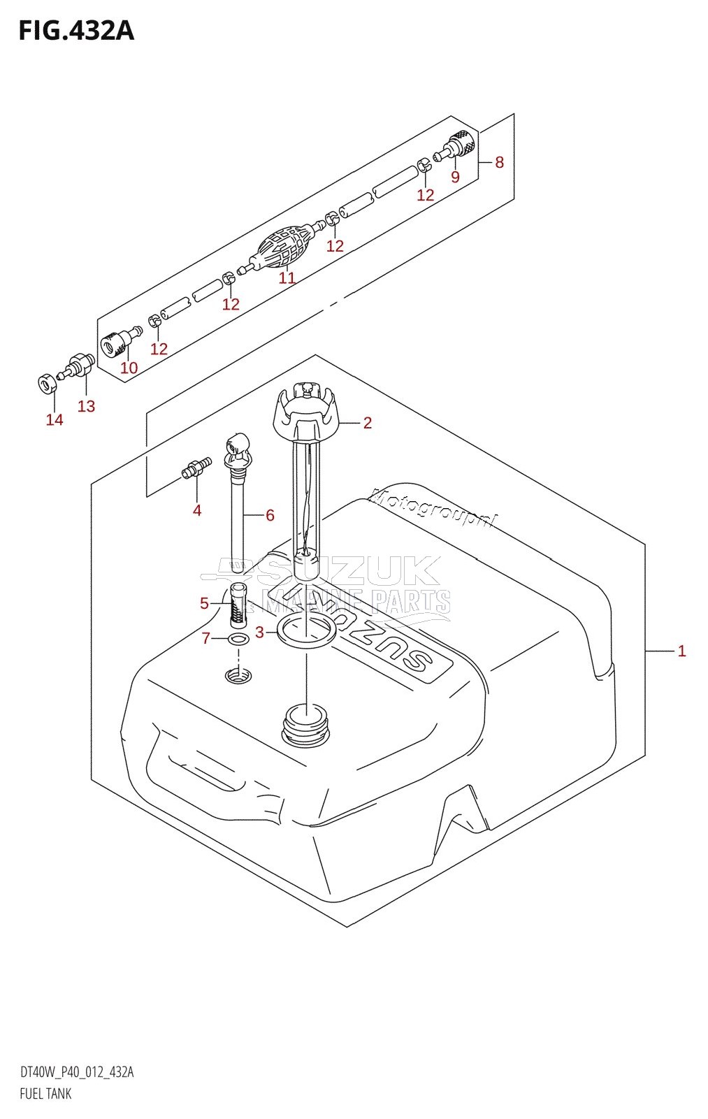 FUEL TANK (DT40W:P40)