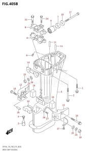 DT9.9A From 00996-910001 (P36 P40 P81)  2019 drawing DRIVE SHAFT HOUSING (DT9.9AK:P40)