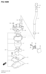 15004F-140001 (2021) 150hp E03-USA (DF150AST) DF150AST drawing WATER PUMP (023)