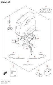 DF175A From 17503F-910001 (E03)  2019 drawing ENGINE COVER (DF200AST)