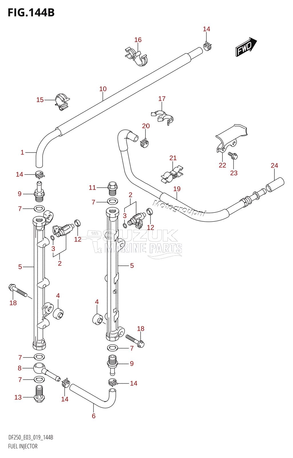 FUEL INJECTOR (DF250ST)