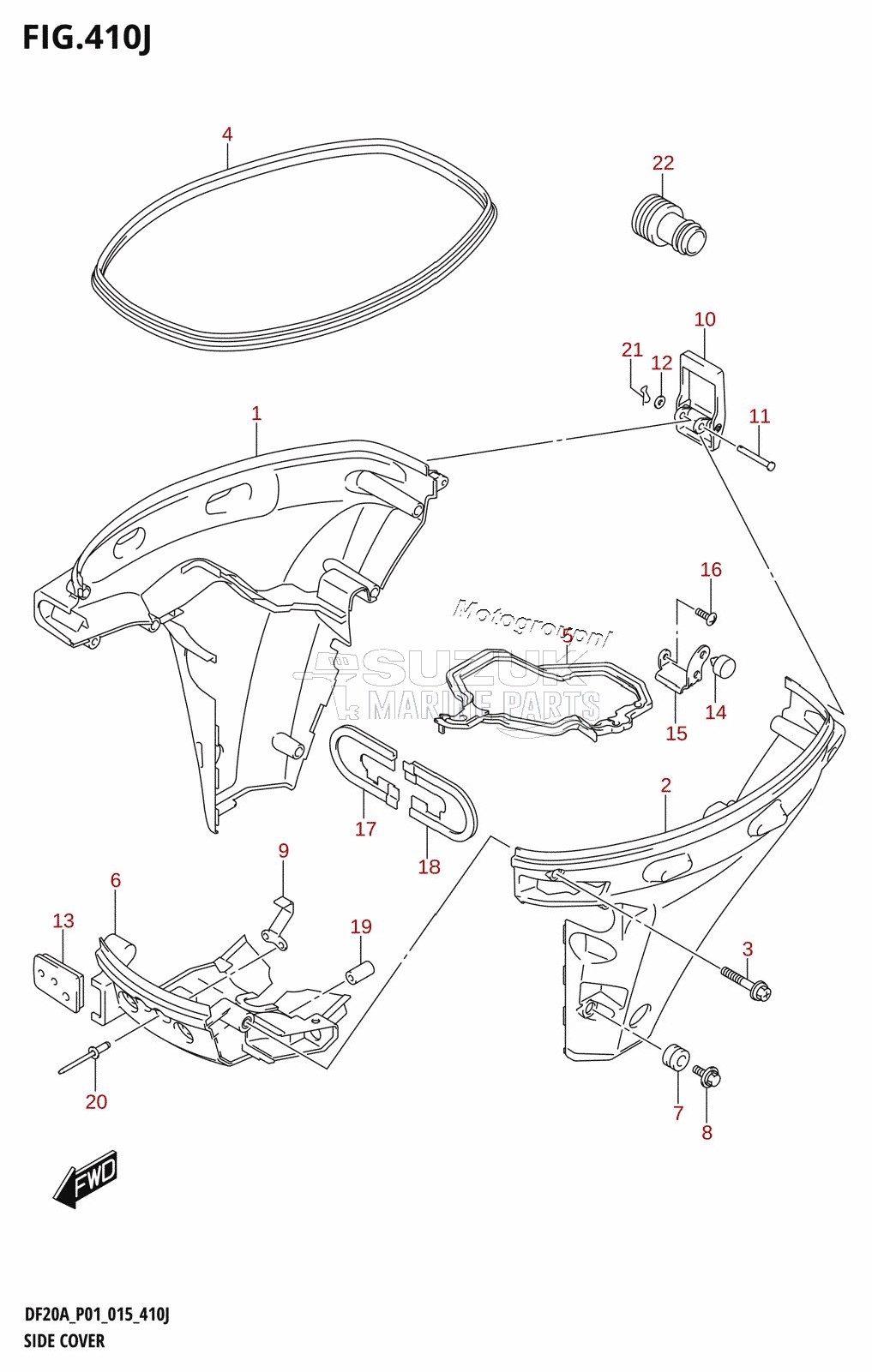 SIDE COVER (DF20AR:P01)