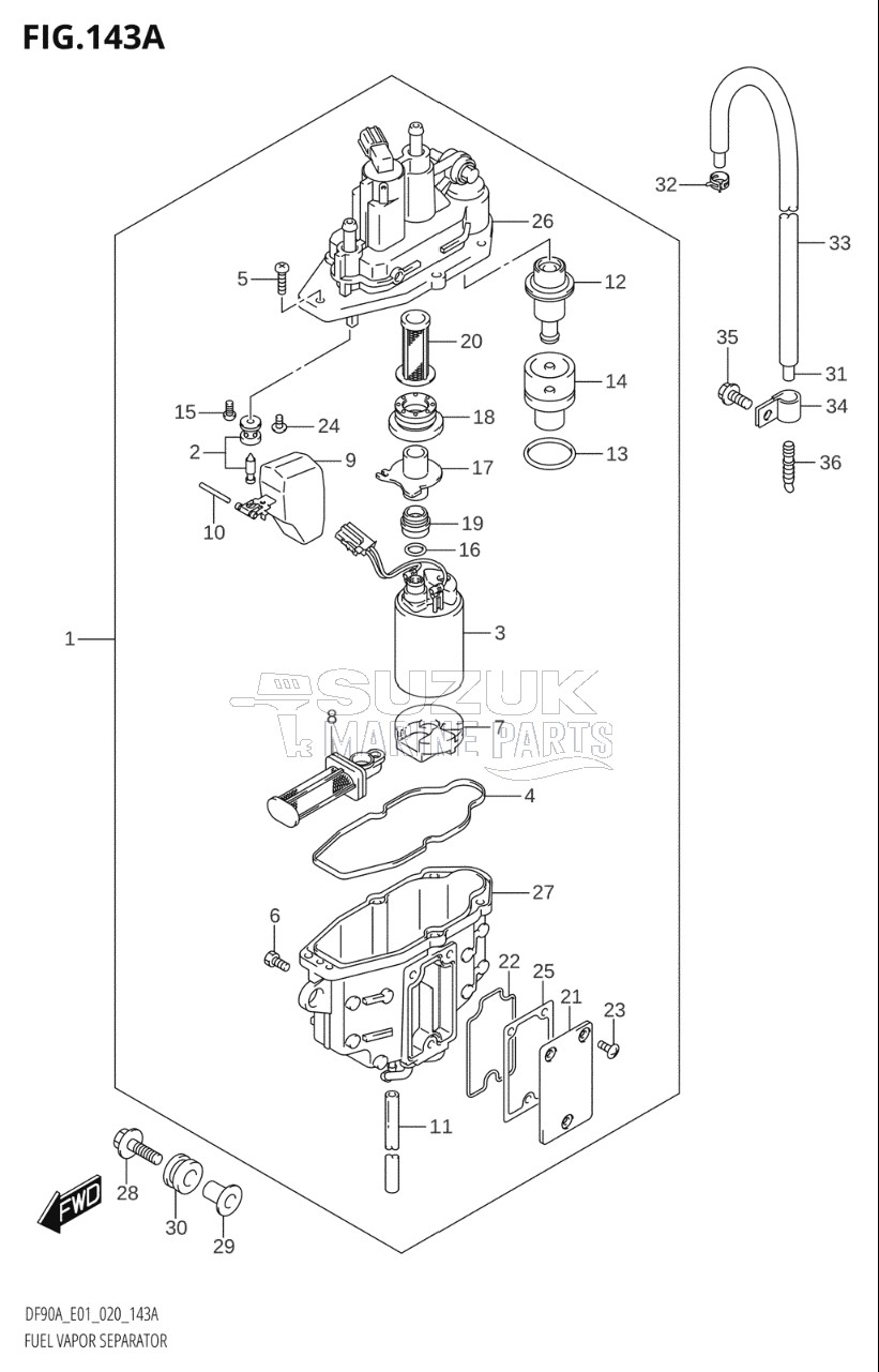 FUEL VAPOR SEPARATOR (E01)