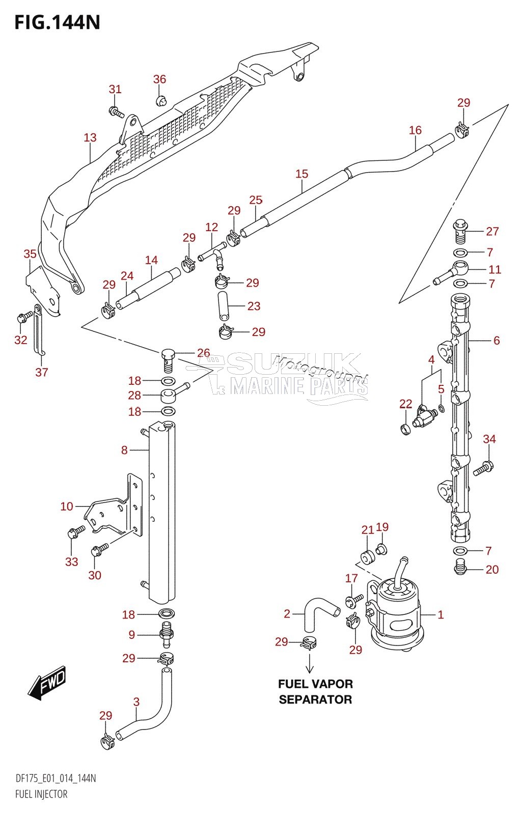 FUEL INJECTOR (DF175Z:E01)