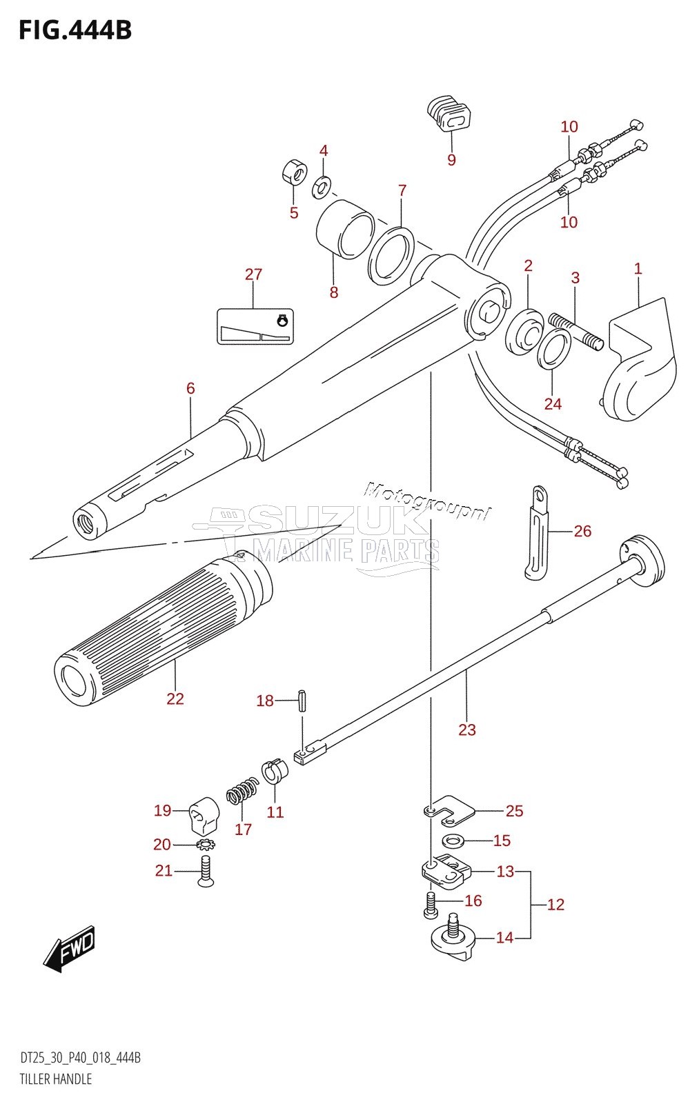 TILLER HANDLE (DT30)