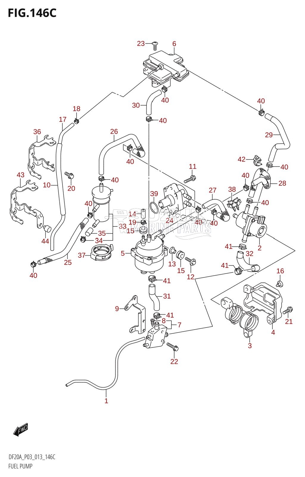 FUEL PUMP (DF15A:P03)