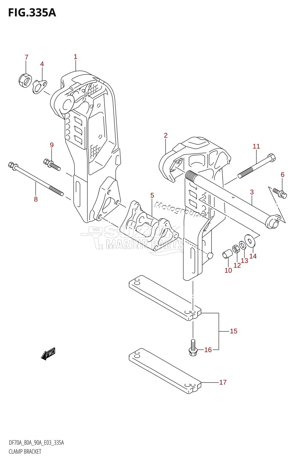 CLAMP BRACKET (K9,K10)