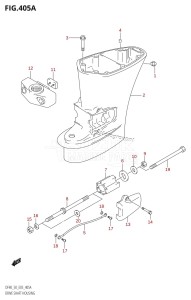 DF40 From 04001F-031001 (E03)  2013 drawing DRIVE SHAFT HOUSING