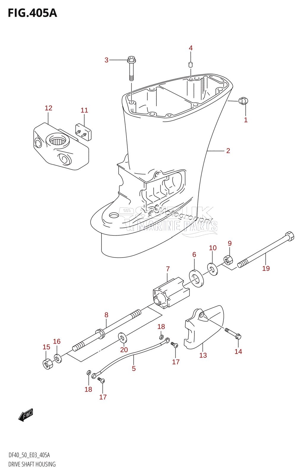 DRIVE SHAFT HOUSING