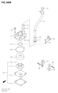 DF70 From 07001F-861001 (E01)  1998 drawing WATER PUMP (K8,K9)