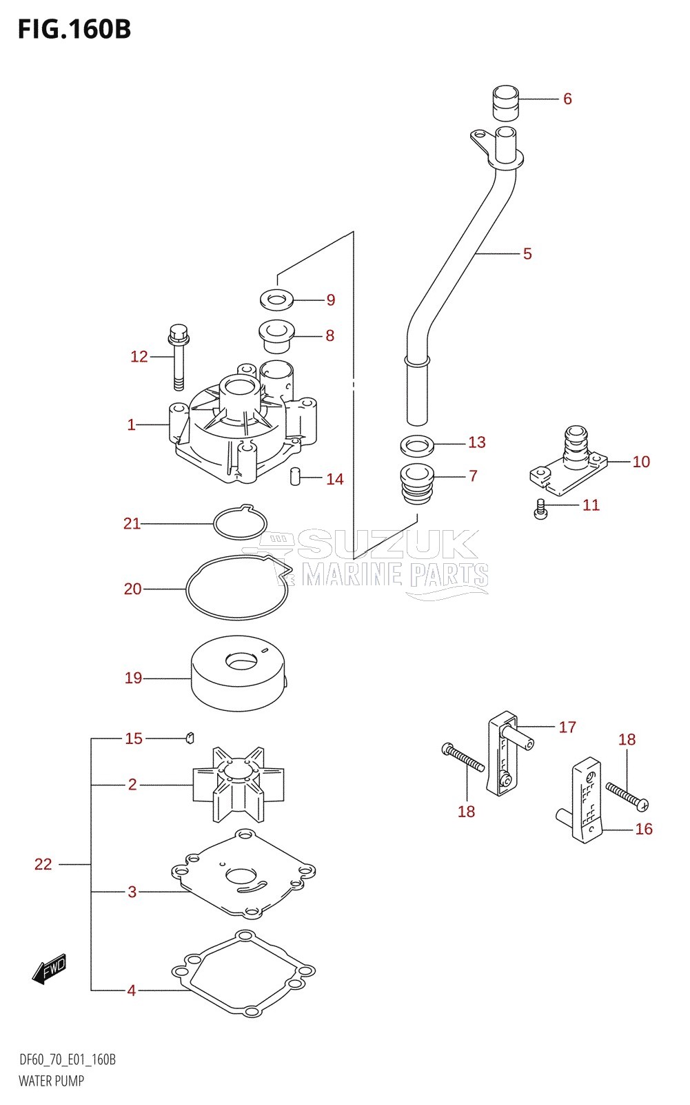 WATER PUMP (K8,K9)