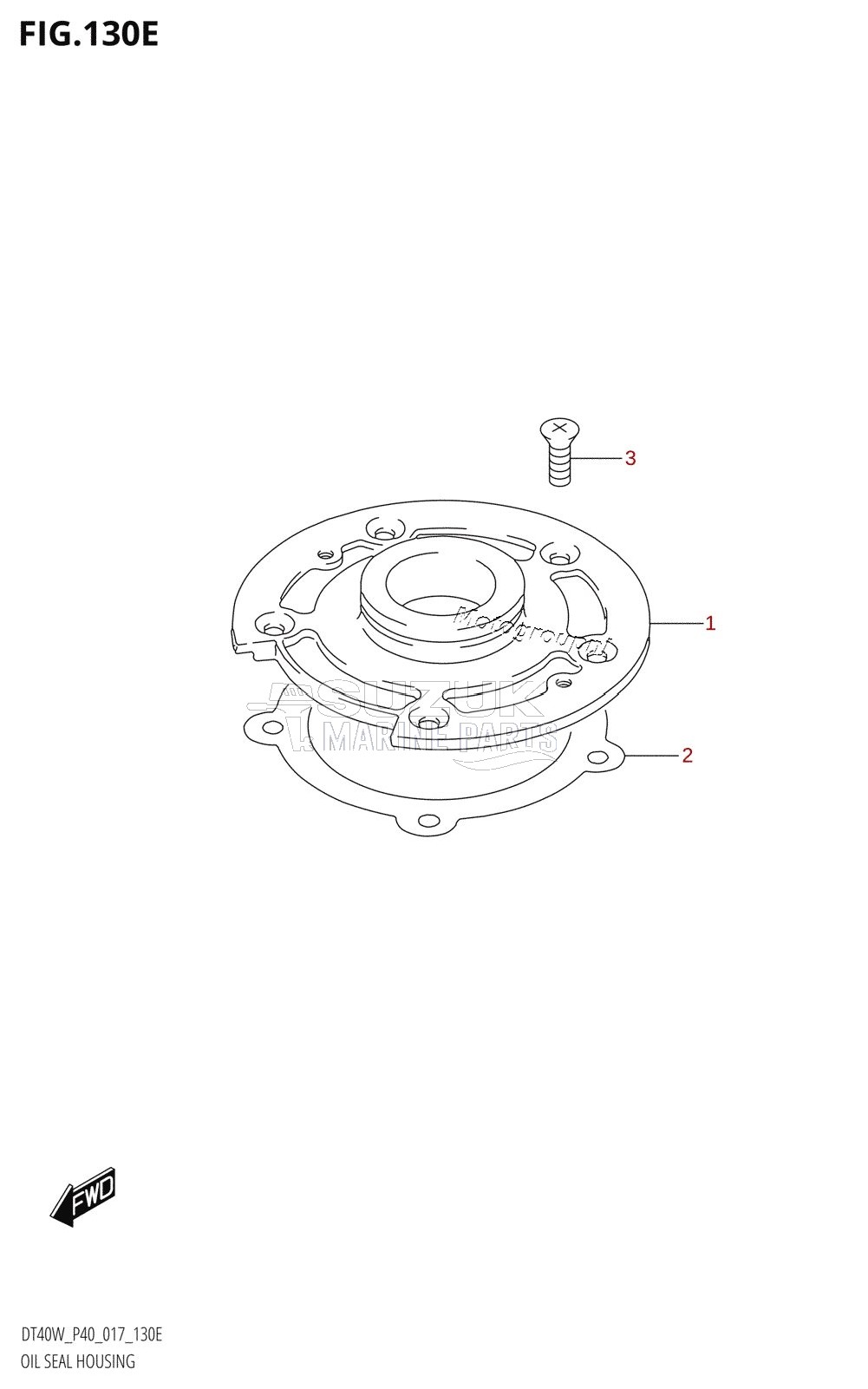 OIL SEAL HOUSING (DT40WK:P40)