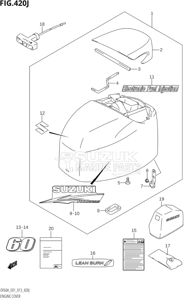 ENGINE COVER (DF60AQH:E01)