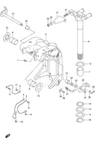 Outboard DF 90A drawing Swivel Bracket