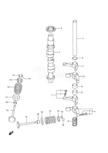 DF 9.9A drawing Camshaft