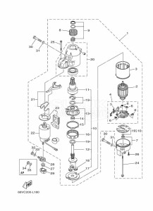 F115AETX drawing STARTER-MOTOR