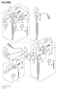 DF175Z From 17502Z-510001 (E03)  2015 drawing OPT:SWITCH (DF150T:E03)